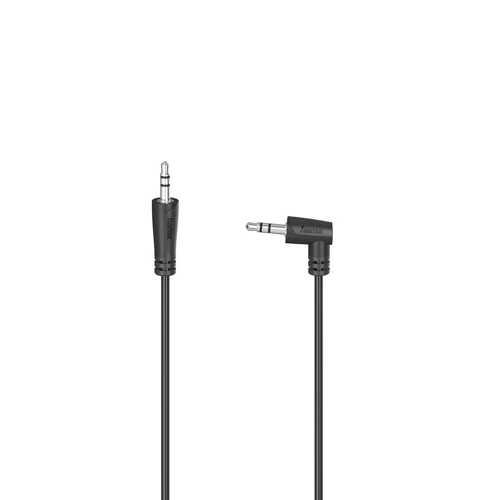hama-hama-cable-audio-3-5-3-5 Angle Black 1.5m
